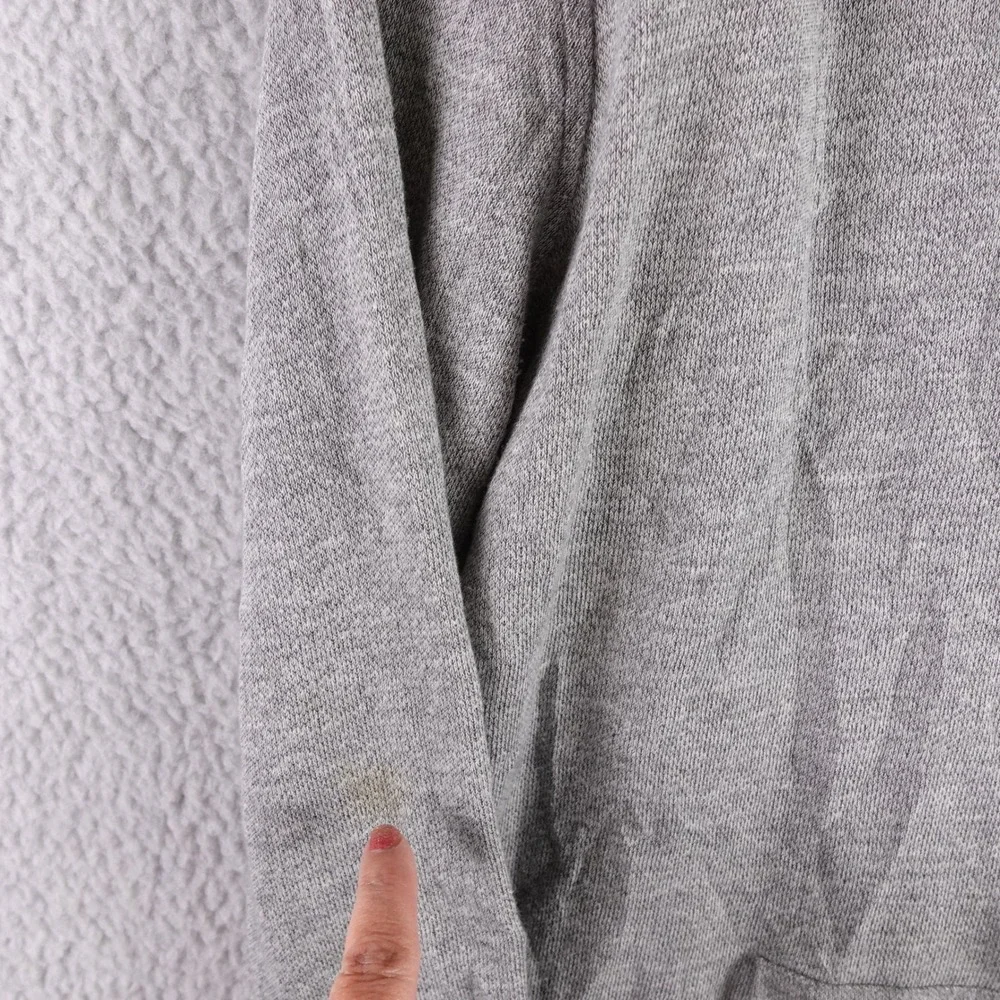 Vineyard Vines Mens Small Gray Heathered Quarter Zip Pullover Whale Logo